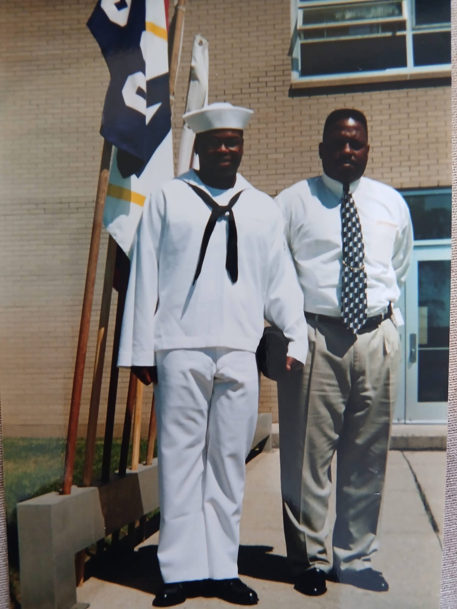 George Arceneaux, Navy boot camp graduation